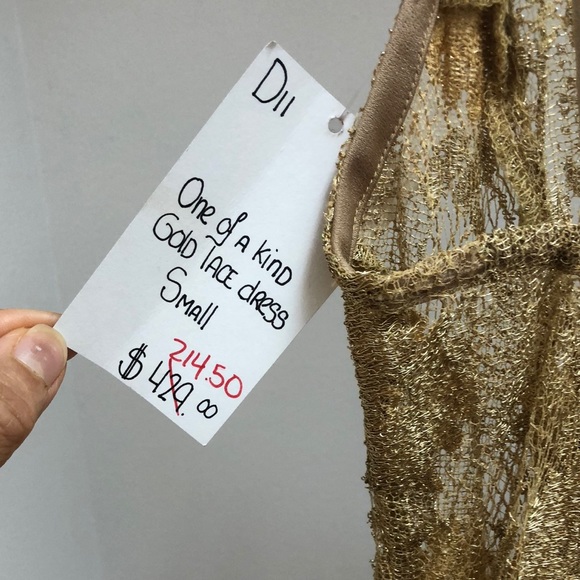 Gold Lace NWT Dress - Picture 7 of 7